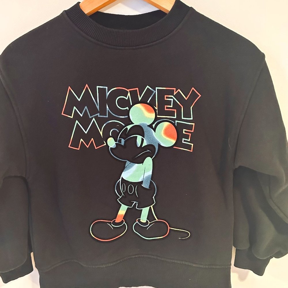 Zara Mickey Mouse Crewneck Sweatshirt